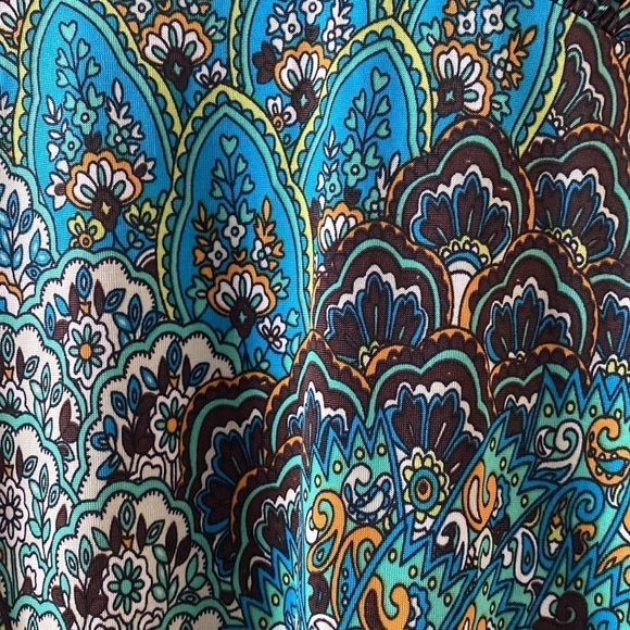 MT Collection Floral Paisley Print Maxi Dress - Picture 6 of 11